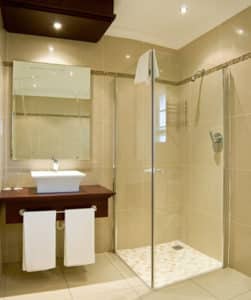 Recent bathroom tiling job in Brisbane